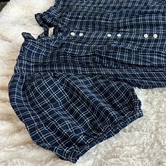 Doen Revi Dress in Bleu Cottage Plaid - Picture 8 of 14